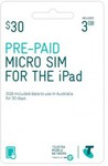 Telstra $30 3GB iPad Micro Sim $16 Shipped. Golla Universal Cases for Most Phones $9.99 on eBay
