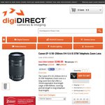 Canon 55-250mm IS STM F/4-5.6 Lens - $248 from digiDIRECT (Was $275, RRP $499)