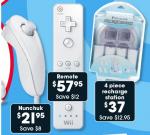 Wii Remote $57.95 at Target (Nunchuck $21.95)