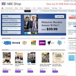 ABC June Sale. up to 50% off DVD'S. Music, Toys, Books Audio and More