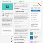 Udemy Course - Software Estimation - Function Point Analysis (FPA) - $0.00 ($69.00 Value)