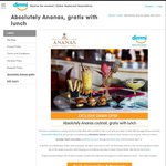 Free Ananas Cocktail at Ananas Bar & Brasserie (for Reservation Via Dimmi) (NSW)
