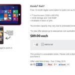 Pendo Pad 7 Full Windows 8.1 & 1 Year Office 365 Personal $89 @ Coles