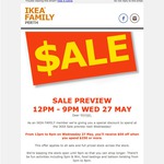 Ikea (WA): Sale Preview - Save $50 When Spending $250 or More (Ikea Family Members Only)