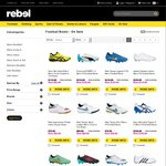 30-50% off Football Boots at Rebel Sport