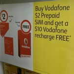 Coles - Vodafone Buy $2 Prepaid Starter Kit with Free $10 Recharge Voucher