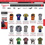 Official Sporting Jerseys up to 80% OFF - NRL, AFL, NBA, EPL & More. from $9.50 Postage Aus-Wide @ Fangear
