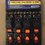 4 Pack Ratchet Tie Down $9.99 @ Masters
