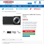 Panasonic LUMIX CM1 Camera Phone $499 @ Retravison