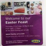 IKEA Tempe NSW - Easter Buffet $10 for IKEA Family Members 17/3-18/3 5pm-7.30pm