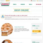 25% Off Original Glazed Doughnuts (Online Orders) @ Krispy Kreme