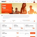 Jetstar "Say G'day to an Aussie Break" Sale - Fares from $29 (Avalon - Hobart) + More