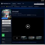 PS4 Unravel $11.95 with PS+ / $14.95 without PS+