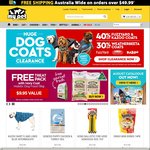 $20 off at My Pet Warehouse (Min. Spend $120); Free Shipping for Orders $49.99+