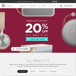 20% off All B&O Play Headphones & Speakers + FREE Delivery @ Bang & Olufsen