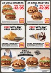 Hungry Jack's New Vouchers for Grill Masters Range Burger Valid from 14 Feb till 1st May