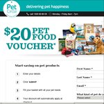 $20 OFF Food Order - Pet Circle