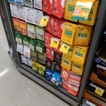 Vodafone Half Price Prepaid Starter Pack ($50/ $30/ $2 for $25/ $15/ $1) & Optus $30 Starter Pack for $10 @ Woolworths