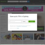 Groupon Flash Sale, 15% off Goods, App Only