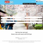 Spring Sale up to $250 off at BYOJET.COM.AU when booking flights. Ends on 28.09.17