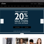 Clarks Shoes: Take a Further 20% off Sale Items