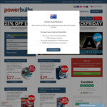 25% off All Orders* at PowerBulbs