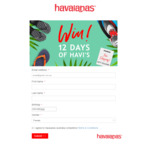 Win a Prize Pack Worth $800 from Havaianas