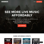 Giggedin - $1 for 1st Month Subscription (Save $13.95)