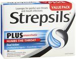 Strepsils Plus Sore Throat Lozenges 36 Pack $6.69 (RRP $15.99) @ Chemist Warehouse [Now In-Store Only]