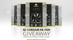 Win 1 of 19 Corsair LED Fans (ML120 x 13/ML140 x 6) from Singularity Computers