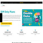 Get Double Data on Optus SIM Only 12 Month Plans (Starting @ $45/mth, 30GB Data) For New and Recontracting Customers Only