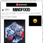 Win 1 of 2 Limited-Edition Blunt Umbrellas Worth $129 from MiNDFOOD