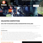 Win a Trip for 1 to Amsterdam (Includes a Tour of Holmatro’s Facilities and Training with Rescue Instructors) from FRSA