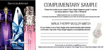 FREE: Thierry Mugler Angel, Alien or Womanity Fragrance Sample