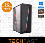 RGB Gaming Desktop PC: Ryzen 5 2600, GTX 1060 6GB, 120GB SSD, 8GB DDR4 $787.05 Delivered & More @ Techfast eBay