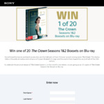 Win 1 of 20 The Crown Seasons 1&2 Blu-Ray Boxsets Worth $79.95 from Sony