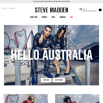 25% off Sitewide (Excludes Clearance) + Free Delivery with No Min Spend @ Steve Madden