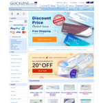 25% off Contact Lens and Free Shipping on Orders over $98 @ Quicklens