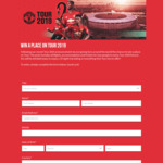 Win a Manchester United Tour 2019 Experience for 2 from Manchester United