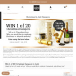 Win 1 of 20 Moët Christmas Hampers Worth $149 from The Hamper Emporium