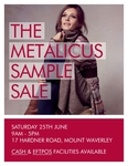 Metalicus Sample Sale - Saturday 25 June - MELBOURNE only