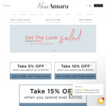 5% off up to $1000 Spend to 15% off over $2000 Spend @ Miss Amara Rugs AU