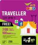 Thailand 8 Days Travel Sim Card with Unlimited Data (FUP 3GB + 10GB) - $18 Delivered @ Travel_kon via eBay