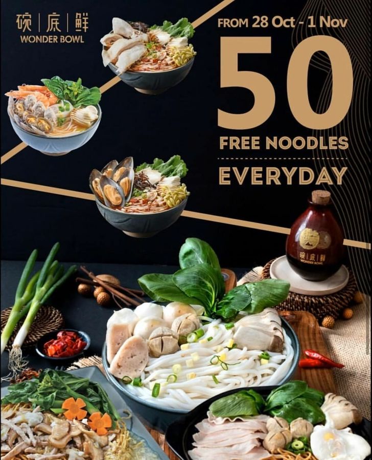 [WA] Free Noodle Bowls Everyday For the First 50 Customers (From 6PM ...