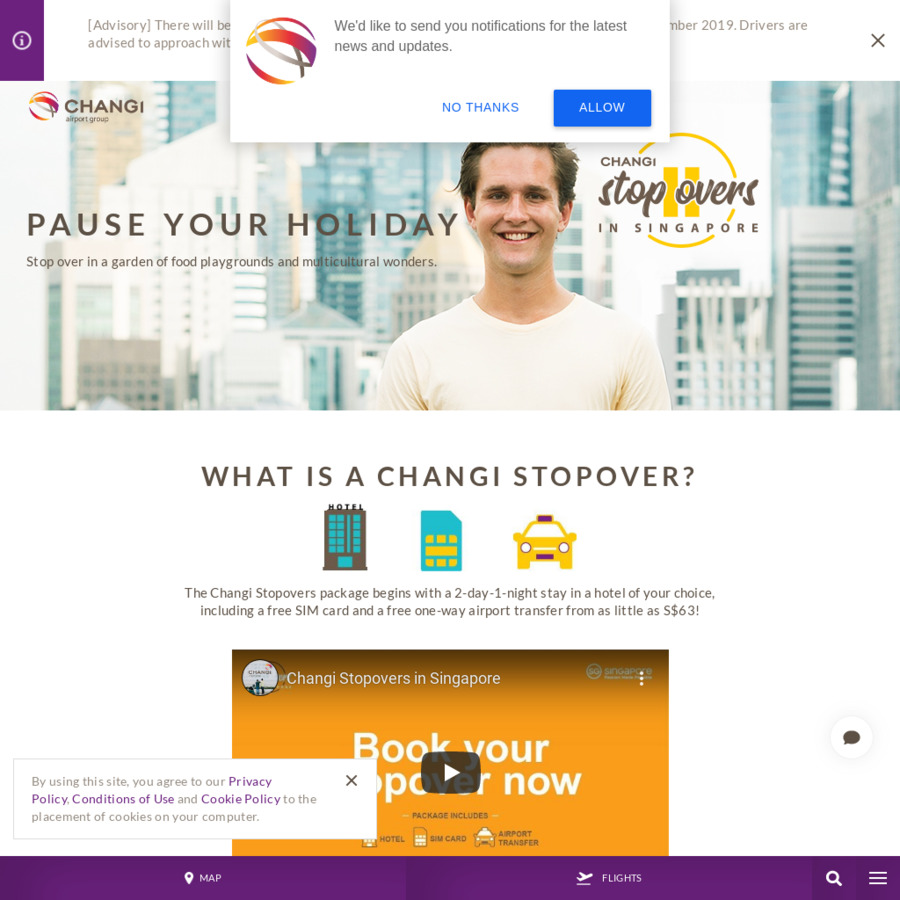 30 off Singapore Changi Airport Stopovers with Scoot Discount Code