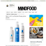 Win 1 of 5 La Roche-Posay Prize Packs Worth $118.85 from MiNDFOOD