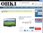 OHKI 42" 3D TV 4x 3D Glasses and Free HDMI Cable $699.00 Great Value. Ohki.com.au