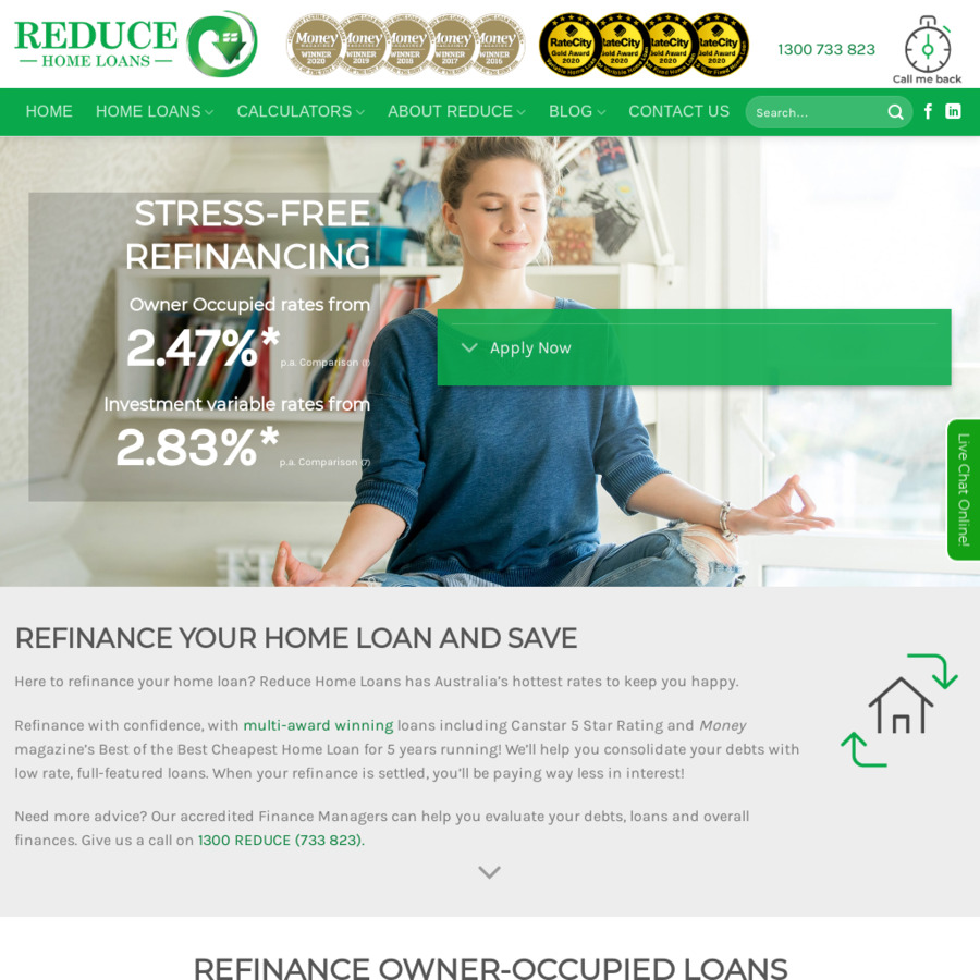 Owner Occupied Home Loan 2.47% @ Reduce Home Loans - OzBargain