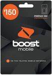 Boost Mobile $150 Sim Pack | 12 Months Expiry | 80 GB Data For $150 + Free Boost Alcatel U3 Mobile Phone | Delivered @ CELLPOINT