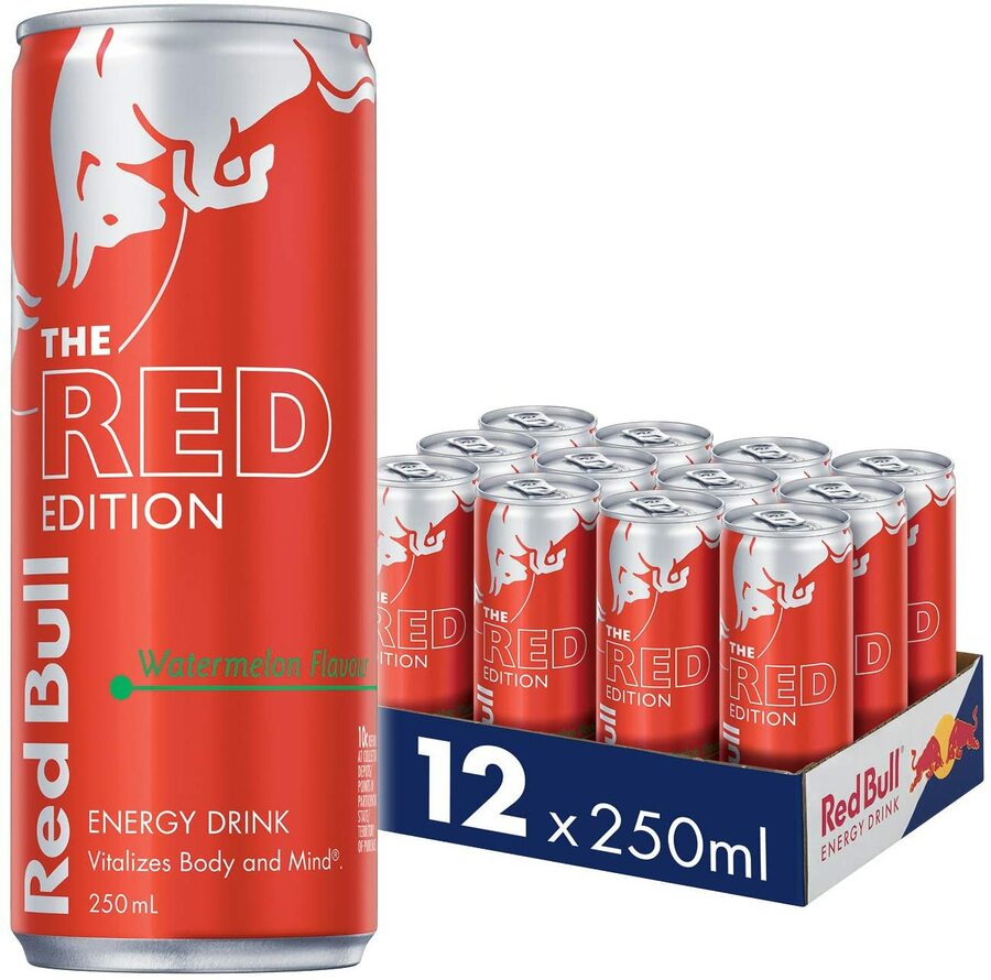 Buy Red Bull In Bulk Red Bull Red/Orange Edition, Case of 12x 250ml $19.35 ($17.42 S&S